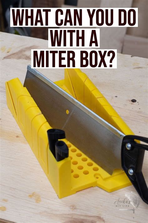 How To Use A Miter Box Cut Wood Without Power Saws Anika S Diy Life