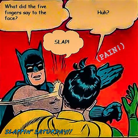 Batman Robin Comic Slap