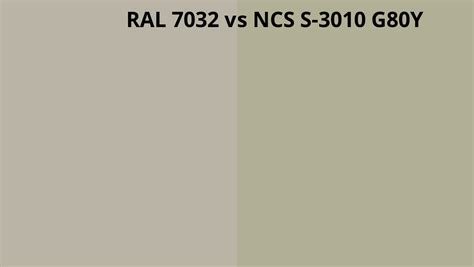 Ral 7032 Vs Ncs S 3010 G80y Ral Colour Chart Uk