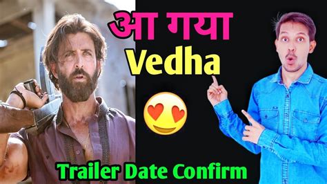 Vikram Vedha Trailer Release Date Vikram Vedha Trailer Hrithik