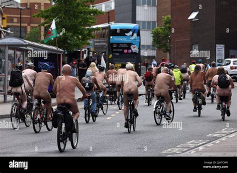 Coventry Warwickshire UK 28th May 2022 Riders Attend The Naked Bike