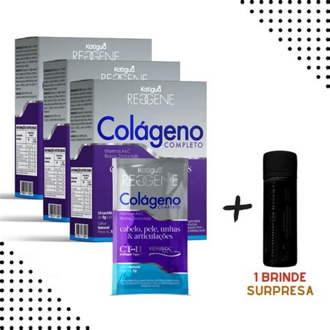 Colageno Tipo Ii Verisol Completo 10 Sache Natural Kit C3