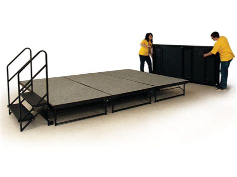 TourGo Folding Event Stage Design Mobile Stage Platform with Wheels ...