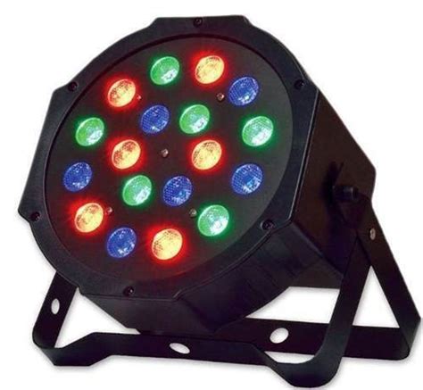 Kit 4 Refletor Led Par 64 Rgb 18 Leds 1w Dmx Digital Strobo R 269 61