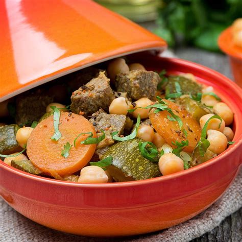 Recette Tajine De Boeuf Aux Pois Chiches Marie Claire