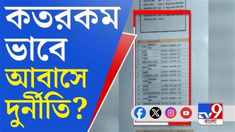 PM Awas Yojana Scam আবস দরনতর তদনত পরশসন নমখনয ৩০