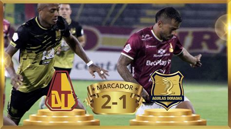 Deportes Tolima Vs Guilas Doradas Liga Dimayor Betplay Colombia