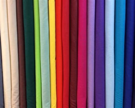 Plain Colours Wide Cotton Fabric By The Half Metre Sewcraft