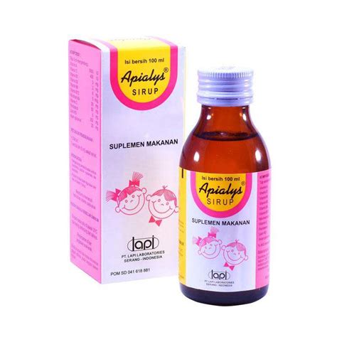 Apialys Syrup Multivitamin Anak Ml Lazada Indonesia