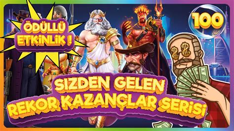 Slot Oyunlari S Zden Gelen Rekor Kazan Lar Ve Max W Nler Ser S Vol