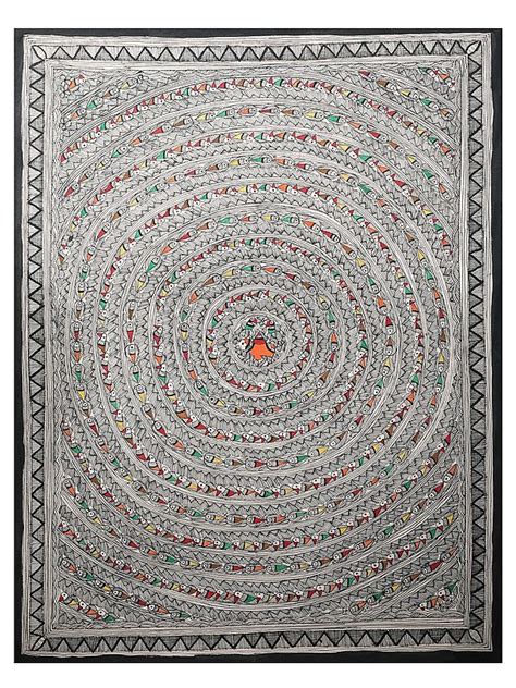 Bird Chakra Mandala Art Handmade Paper By Ashutosh Jha Exotic