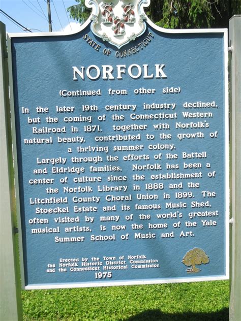 Norfolk Historical Marker - Landmarks & Historical Buildings - Norfolk ...