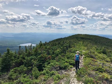 Hiking In Maine Close To Quebec Boundary Bald Mountain Provides A