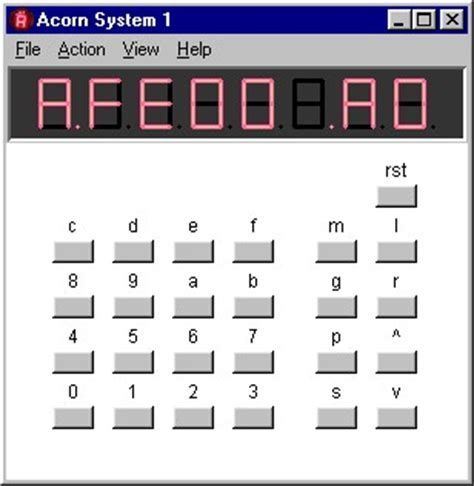 Acorn 6502 Microcomputer Kit - Emulator