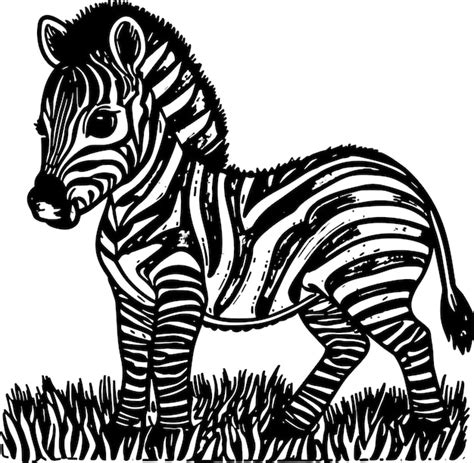 Premium Photo | Joyful Baby Zebra Prancing with Distinct Black and ...