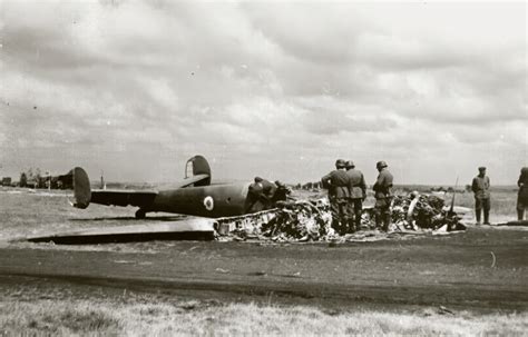 Asisbiz French Airforce Potez 63 11 Destroyed During The Battle Of