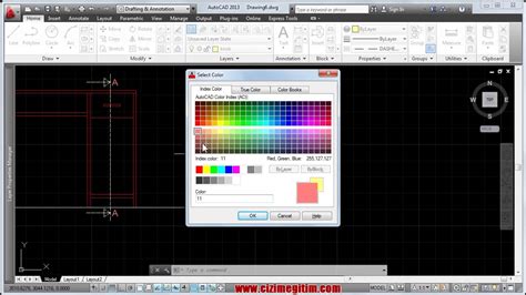 Autocad Kesik Ve Eksen Izgileri Olu Turma Youtube