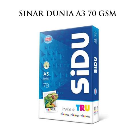 Jual Kertas Fotocopy Hvs Sinar Dunia Sidu A Gram Gsm Shopee Indonesia