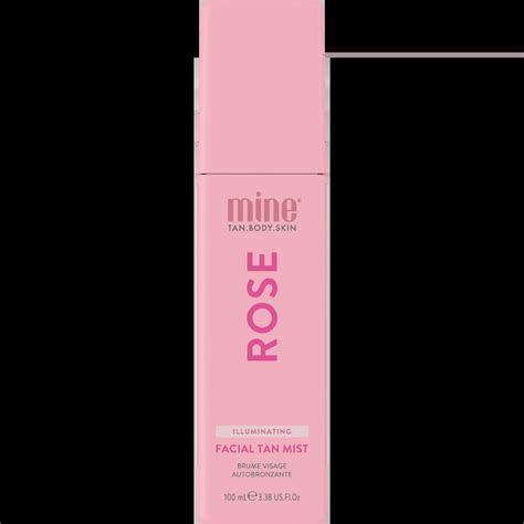 Minetan Rose Illuminating Facial Tan Mist 100 ml Køb Nicehair dk