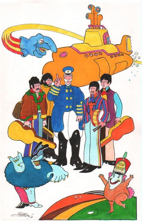 Jose Delbo Beatles Yellow Submarine Commission In Steve Lipsky S Jose