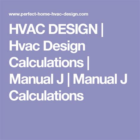 Va Hvac Design Manual