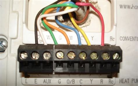 honeywell thermostat wiring diagram color code - Wiring Diagram and ...