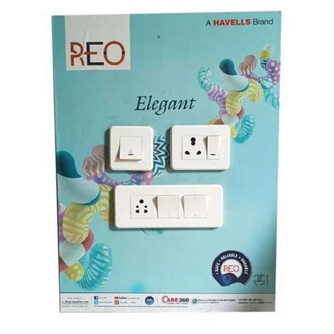 6a Havells Reo Modular Switches Set 1 Way At Rs 190set In Nagpur Id 2852307596848