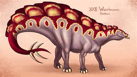 Jurassic June 2024 21 Wuerhosaurus Homheni By Salad1v On Deviantart