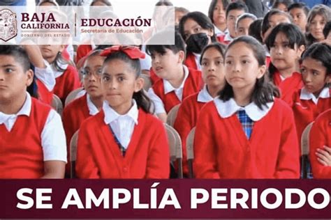 Ampl An Periodo De Inscripcion Para Educaci N B Sica