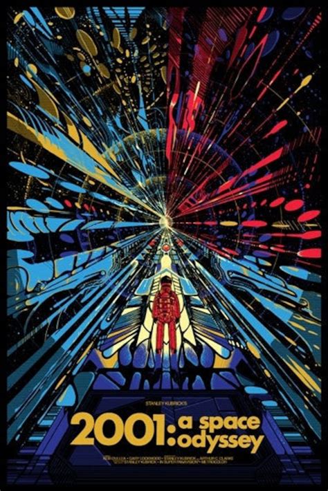 Vintage 1960's 2001 A Space Odyssey Iconic Science Fiction Film A3 ...