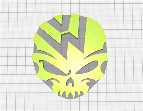 Volks Wagen VW Skull Logo Emblem Car Badge STL Files For 3D Etsy