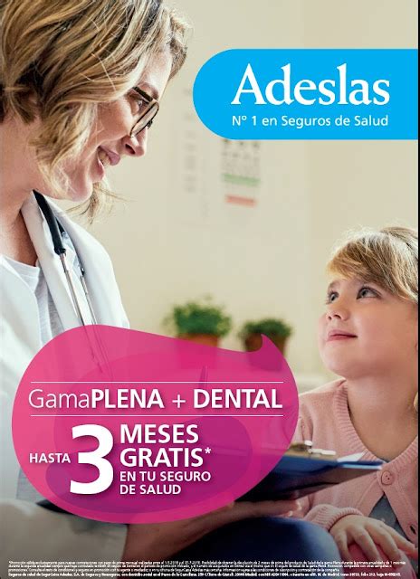 OFERTA SEGURO SALUD ADESLAS Adeslas Nueva campaña 3 meses gratis