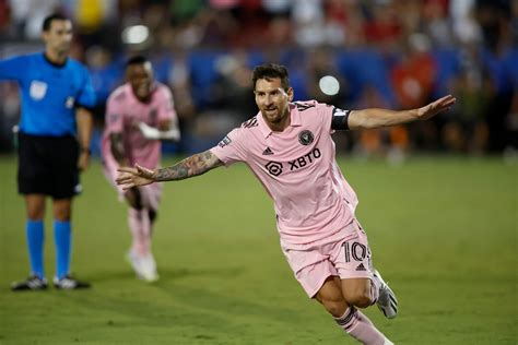 Lionel Messi Scores Goals As Inter Miami Beats Fc Dallas On Penalties