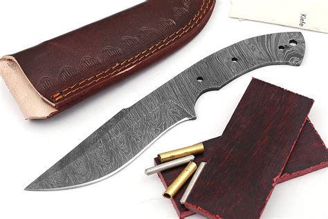 Amazon Coldland Damascus Knife Making Kit Diy Handmade Knife Kit