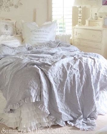 Shabby Chic Beach Cottage Bedding Linens Rachel Ashwell Duvet Quilt