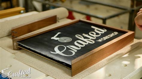 How To Build A DIY Light Box Sign with LASERS! — Crafted Workshop