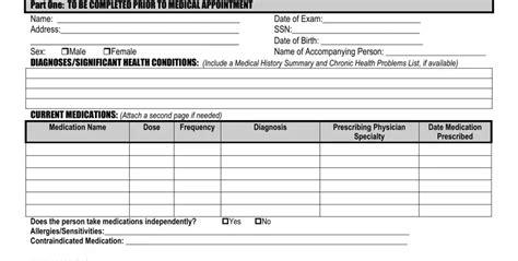 Annual Physical Examination PDF Form - FormsPal