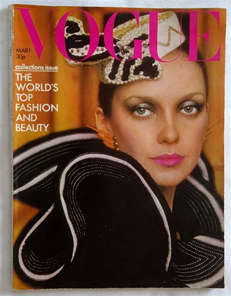 Vogue Magazine March 1st 1973 Collections Issue 1973 First