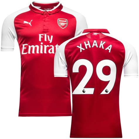 Arsenal Home Shirt 2017 18 XHAKA 29 Unisportstore