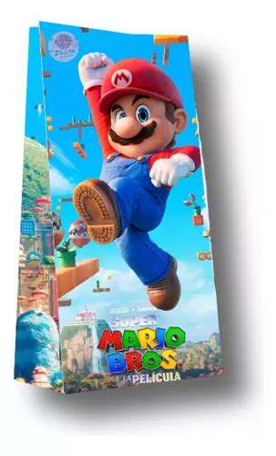 Bolsas Super Mario Bros Para Souvenirs Cumpleaños Pack X10 Cuotas sin