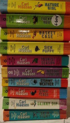 Carl Hiaasen 10 Book Set Nature Girl Lucky You Basket Case Sick