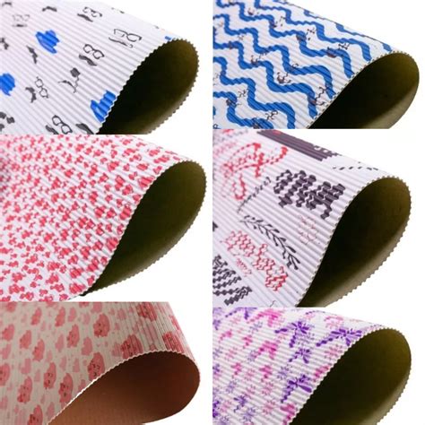 Papel Micro Ondulado Decorado Pacote Folhas Shopee Brasil