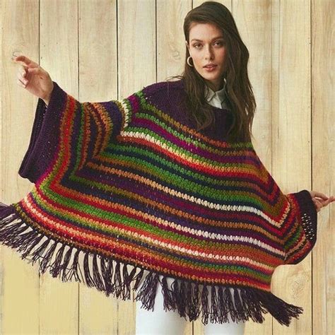 Amazing Free Crochet Poncho For Women 2022 Winter Poncho Patterns