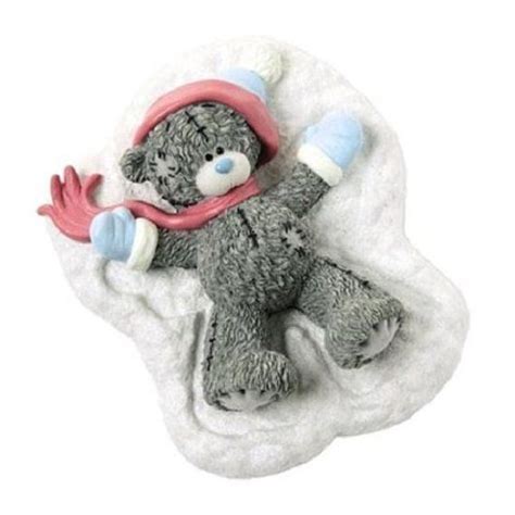 Image 0 Tatty Teddy Bear Figurine Christmas Figurines