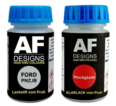 Lackstift Set Ford Zjncwwa Polar Silber Klarlack X Ml Pinsel