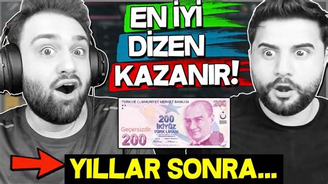 YILLAR SONRA 200TL İLE EN İYİ HESABI DİZEN KAZANIR VONS VS RAİNLOX