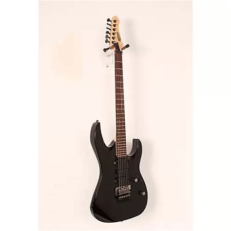 Open Box Mitchell Hd Hard Rock Double Cutaway Electric Guitar Black