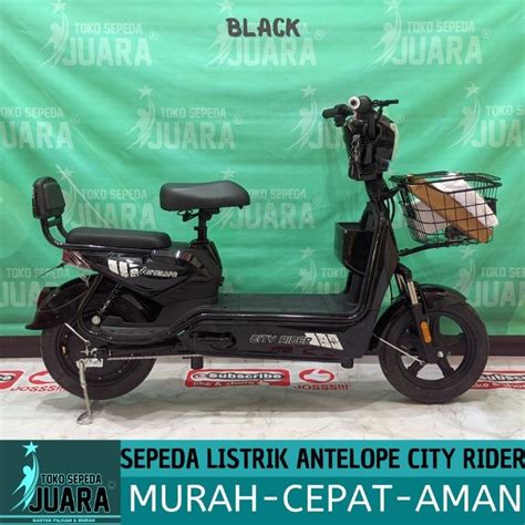 Jual SEPEDA LISTRIK ANTELOPE CITY RIDER ELECTRIC E BIKE 14 INCH