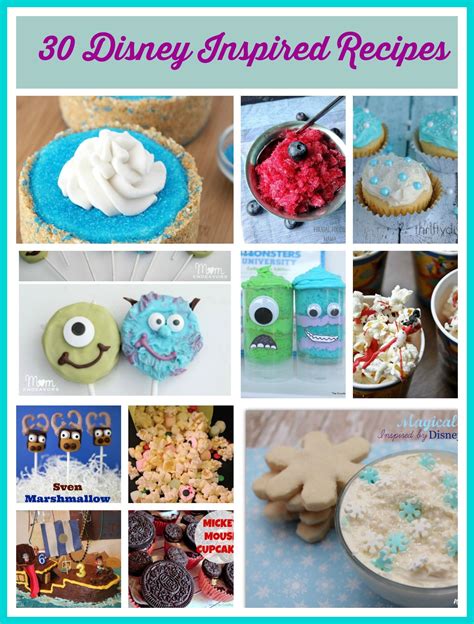 30 Disney Inspired Recipes - More Than A Mom Of Three | Disney inspired ...