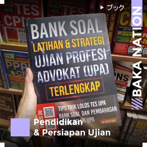 Jual Buku Bank Soal Latihan Strategi Ujian Profesi Advokat UPA